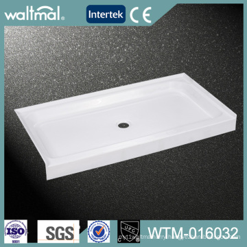 Cupc Approved Acrylic Shower Base/Tray with Wall Flange